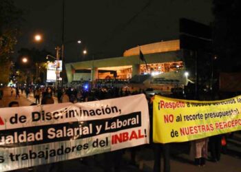 Docentes del INBAL iniciaron paro de labores