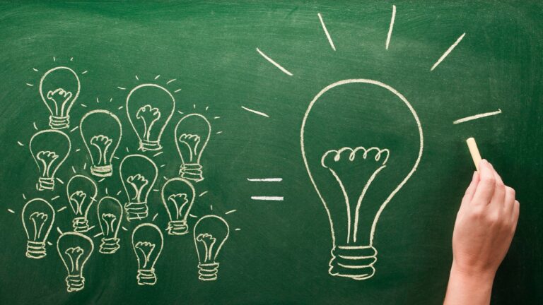 many small light bulbs equal big one
