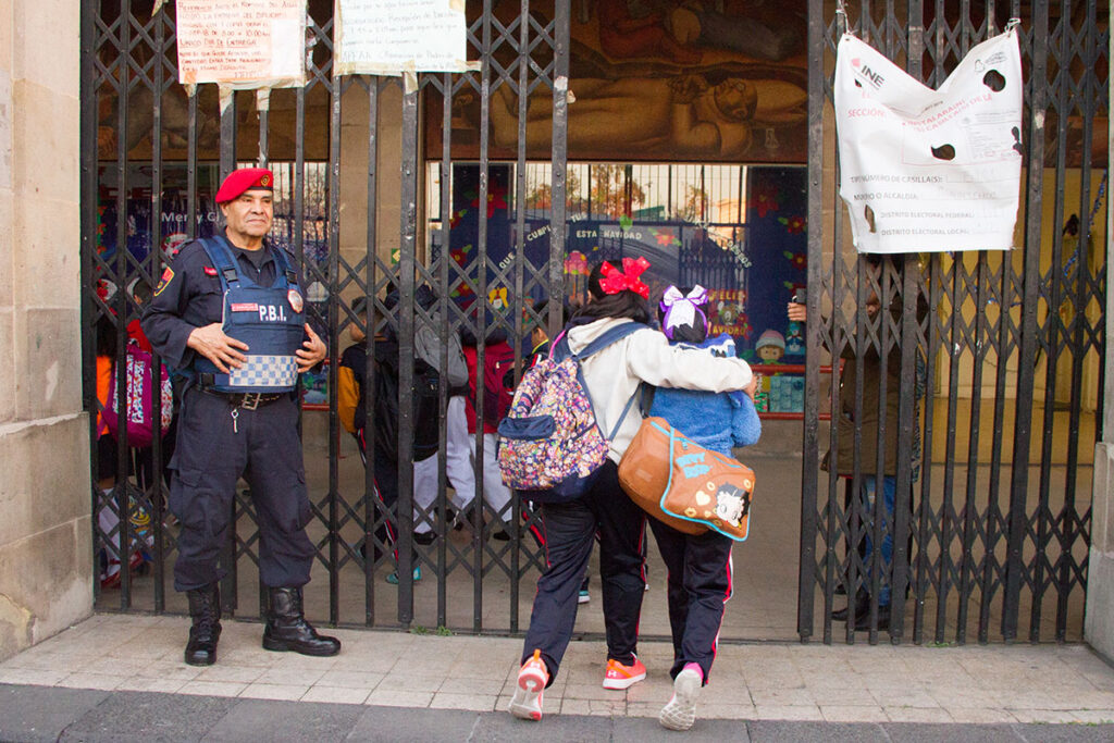 La seguridad en las escuelas