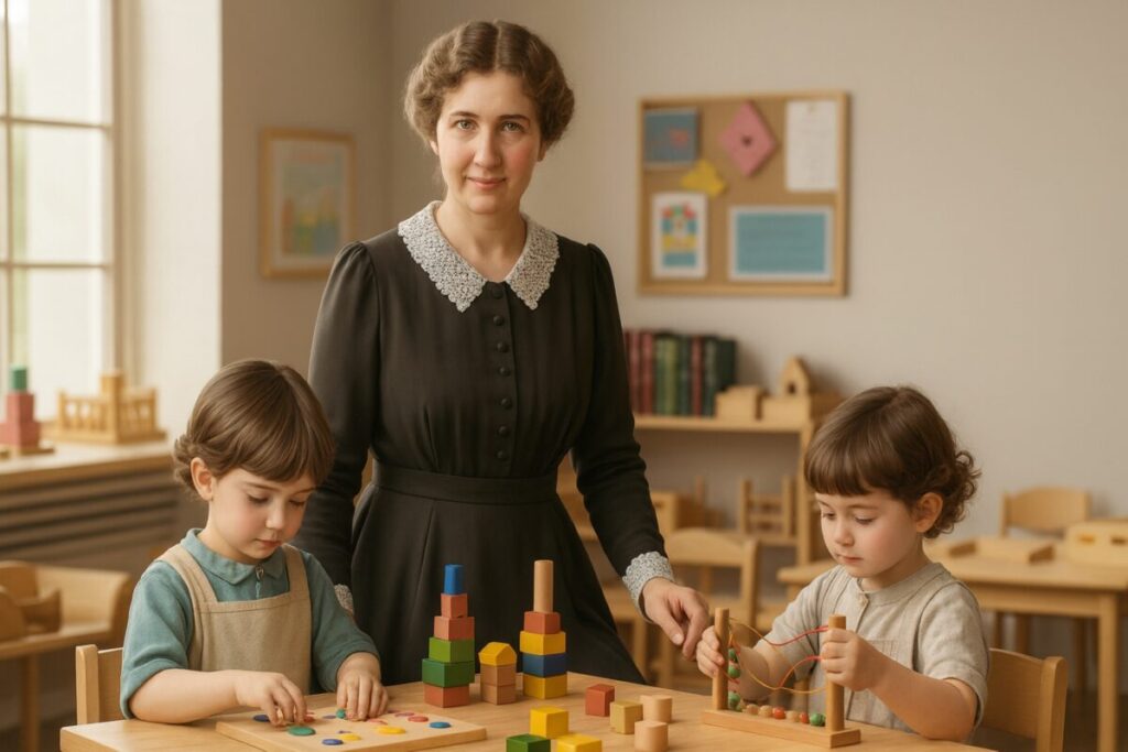 Principios Montessori aplicados en la crianza y educación infantil en México, fortaleciendo autonomía y desarrollo integral.