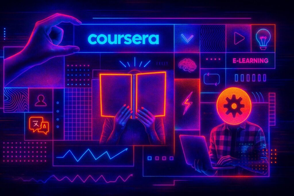 Imagen editorial sobre educación superior en Kazajistán reconocida por Coursera