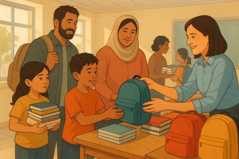 Niños migrantes reciben apoyos escolares y económicos para garantizar su educación en Chihuahua.