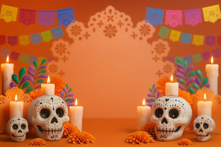 Niños mexicanos celebran el megapuente escolar por Halloween y Día de Muertos