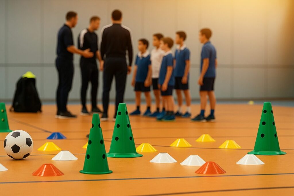 Estudiantes chilenos realizando actividades físicas como parte del nuevo impulso al deporte escolar en la educación pública