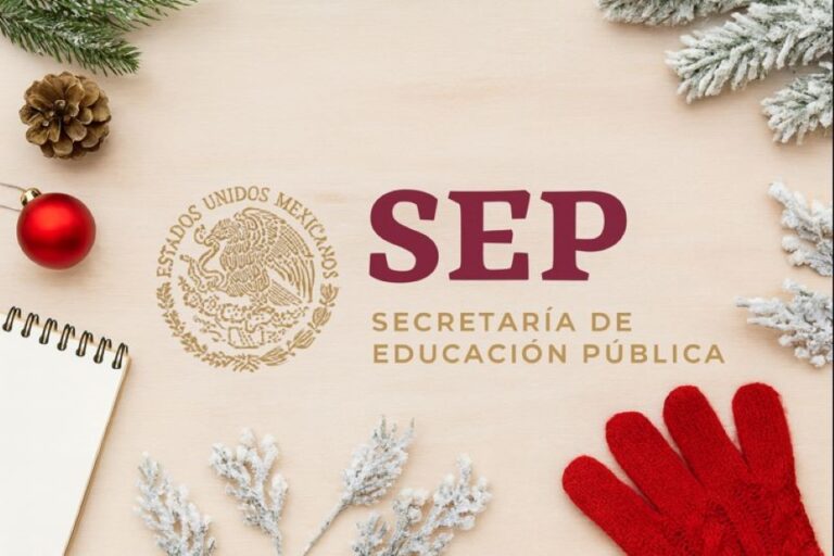 Estudiantes descansando durante las vacaciones de invierno SEP con ambiente familiar y escolar