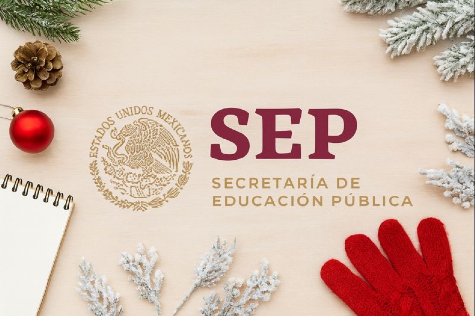 Estudiantes descansando durante las vacaciones de invierno SEP con ambiente familiar y escolar