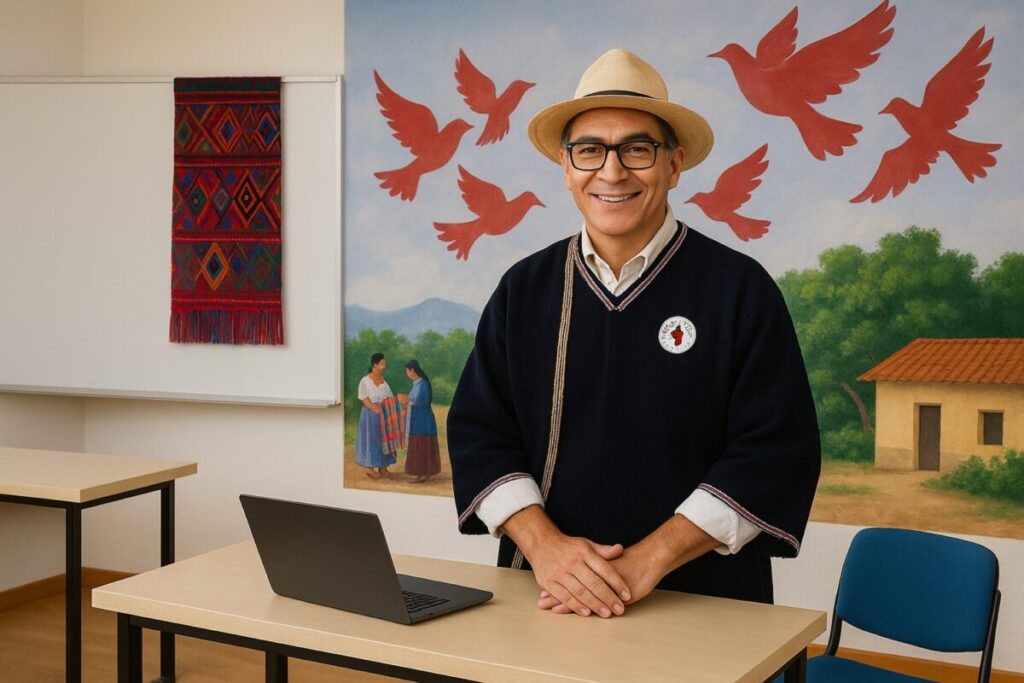 Aula en Chiapas con enfoque intercultural que promueve educación y paz a nivel posgrado