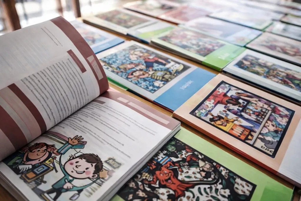 Estudiantes mexicanos consultan libros de texto gratuitos digitales en tablet y computadora para estudio escolar