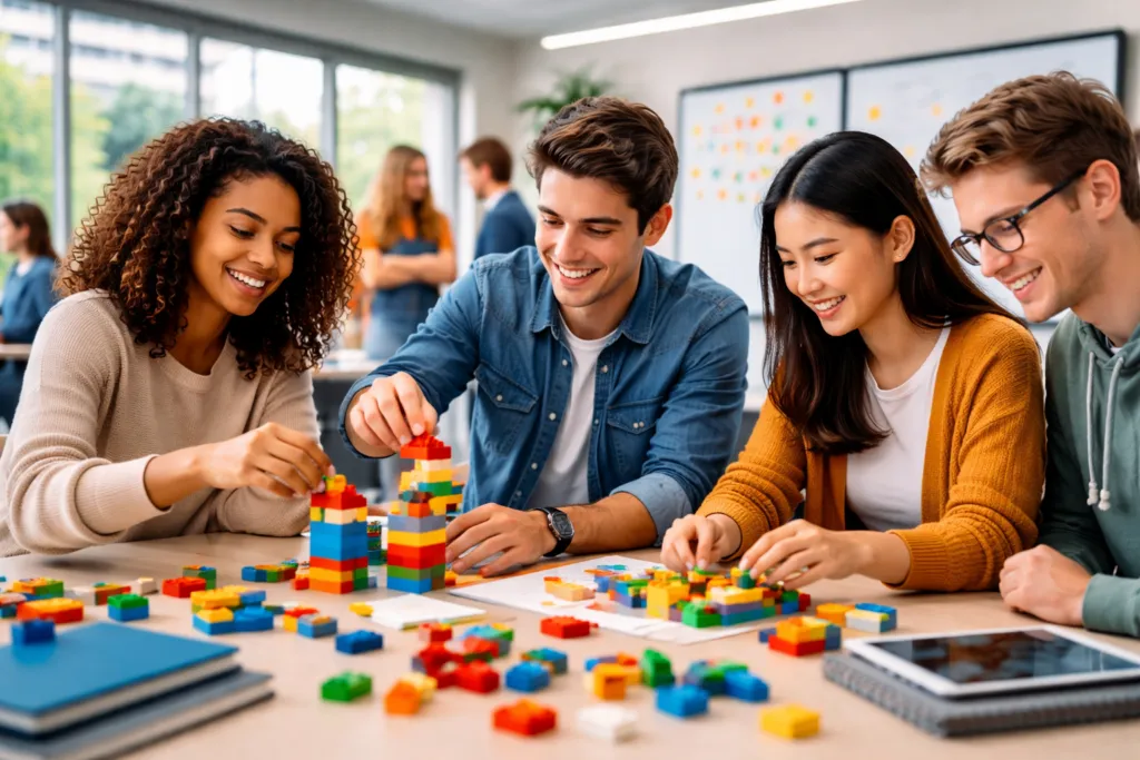 Estudiantes universitarios aplican aprendizaje lúdico con metodologías innovadoras que mejoran habilidades, inclusión y participación estudiantil