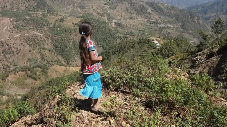 Niños en escuela rural indígena reflejando los desafíos de los derechos educativos y el acceso a educación en comunidades vulnerables