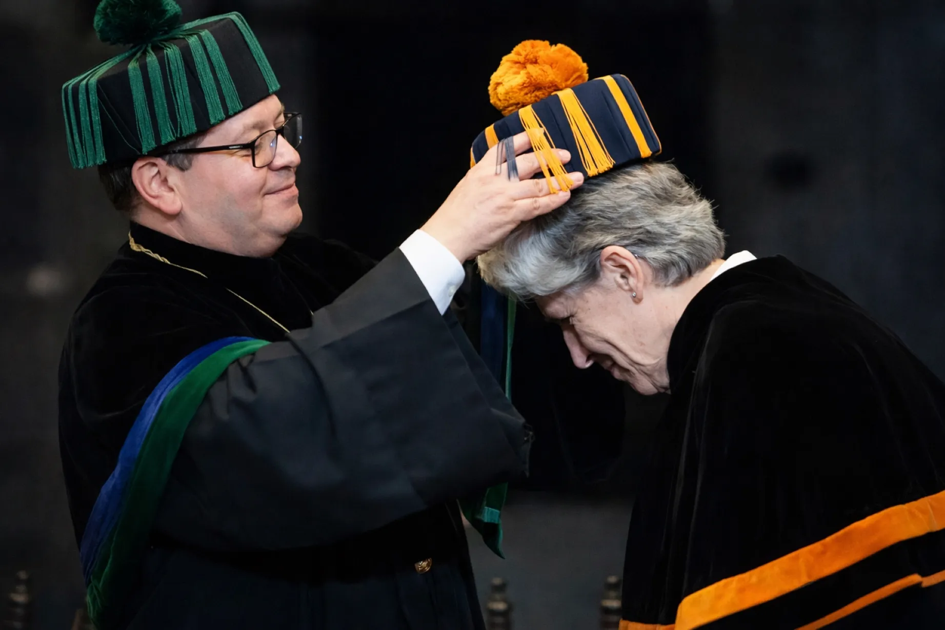 Acto académico en la UCA por el Doctorado Honoris Causa en Argentina a figuras de política y cultura.