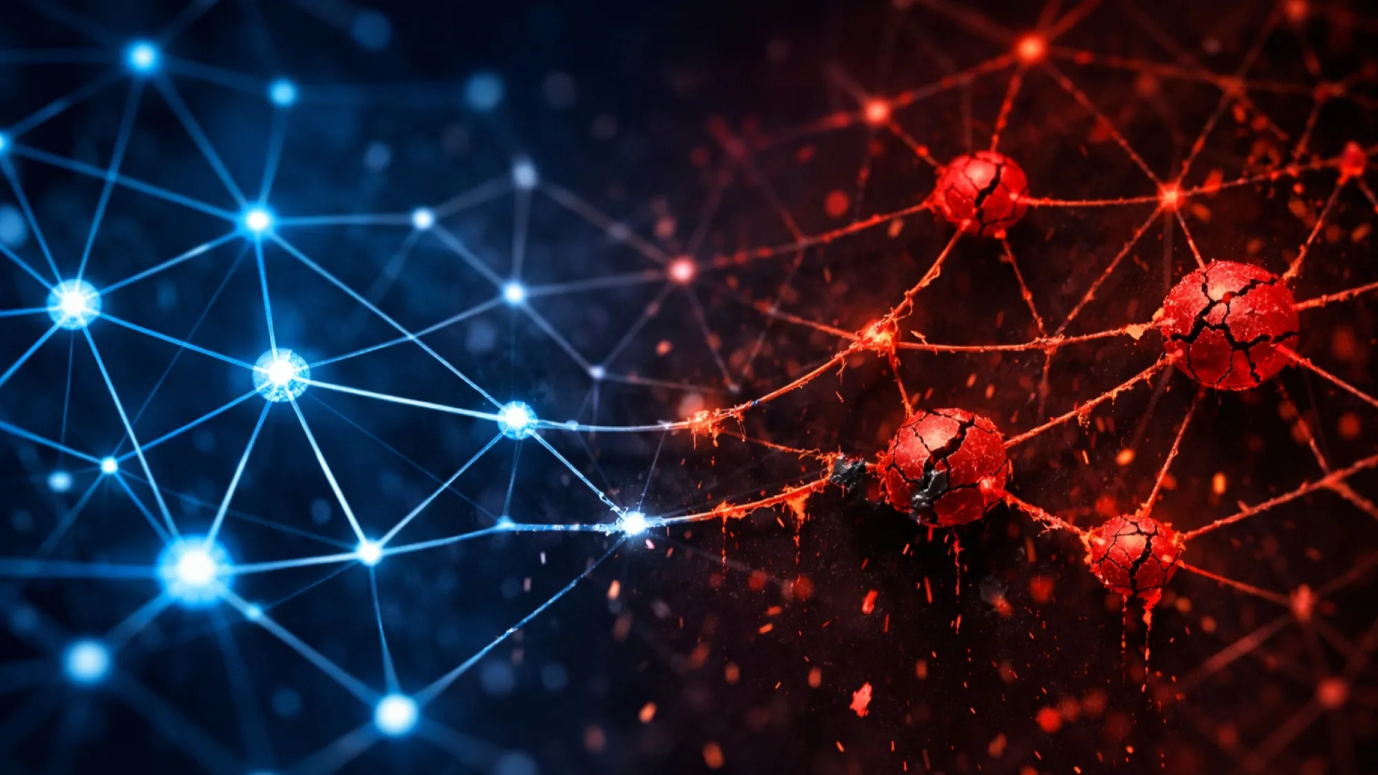 representación visual del bienestar emocional con red de conexiones mostrando relaciones saludables y relaciones tóxicas en contraste
