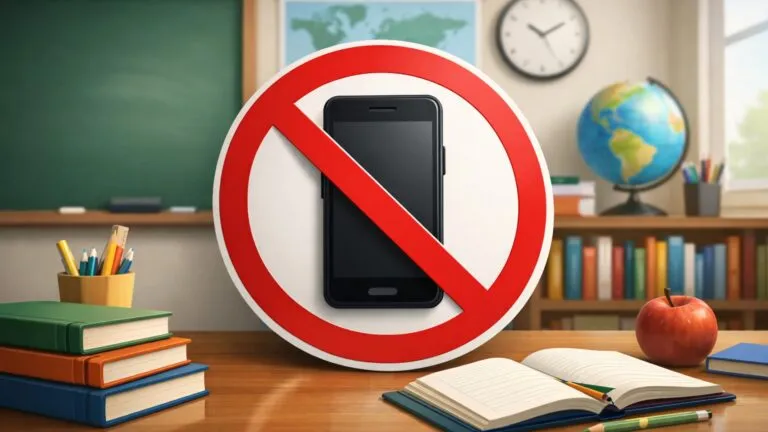 prohibición de celulares en aulas para mejorar concentración y aprendizaje en estudiantes