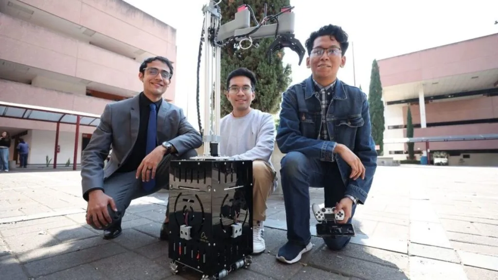 Estudiantes del IPN desarrollan un robot asistente para apoyar a personas con discapacidad motriz en actividades cotidianas.