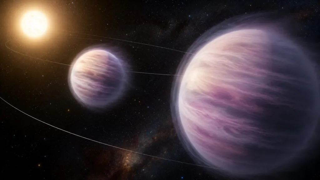 Descubrimiento de planetas gigantes con una densidad extremadamente baja que desafía las teorías sobre su formación.