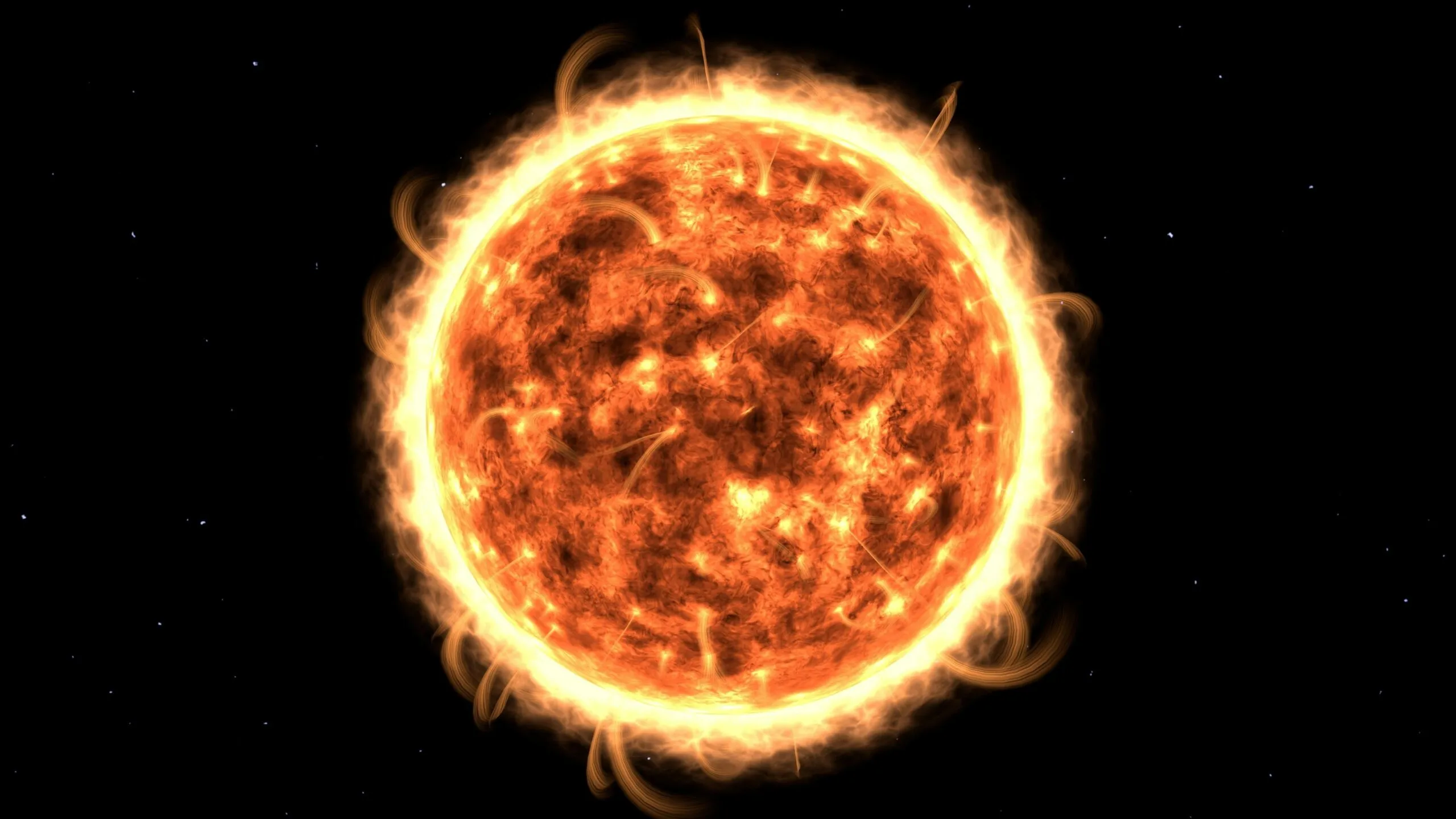Representación de un planeta gigante orbitando una enana blanca tras la evolución de una estrella similar al Sol.