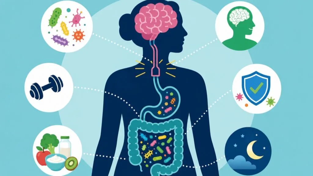 Intestino, cerebro y microbiota relacionados con la alimentación